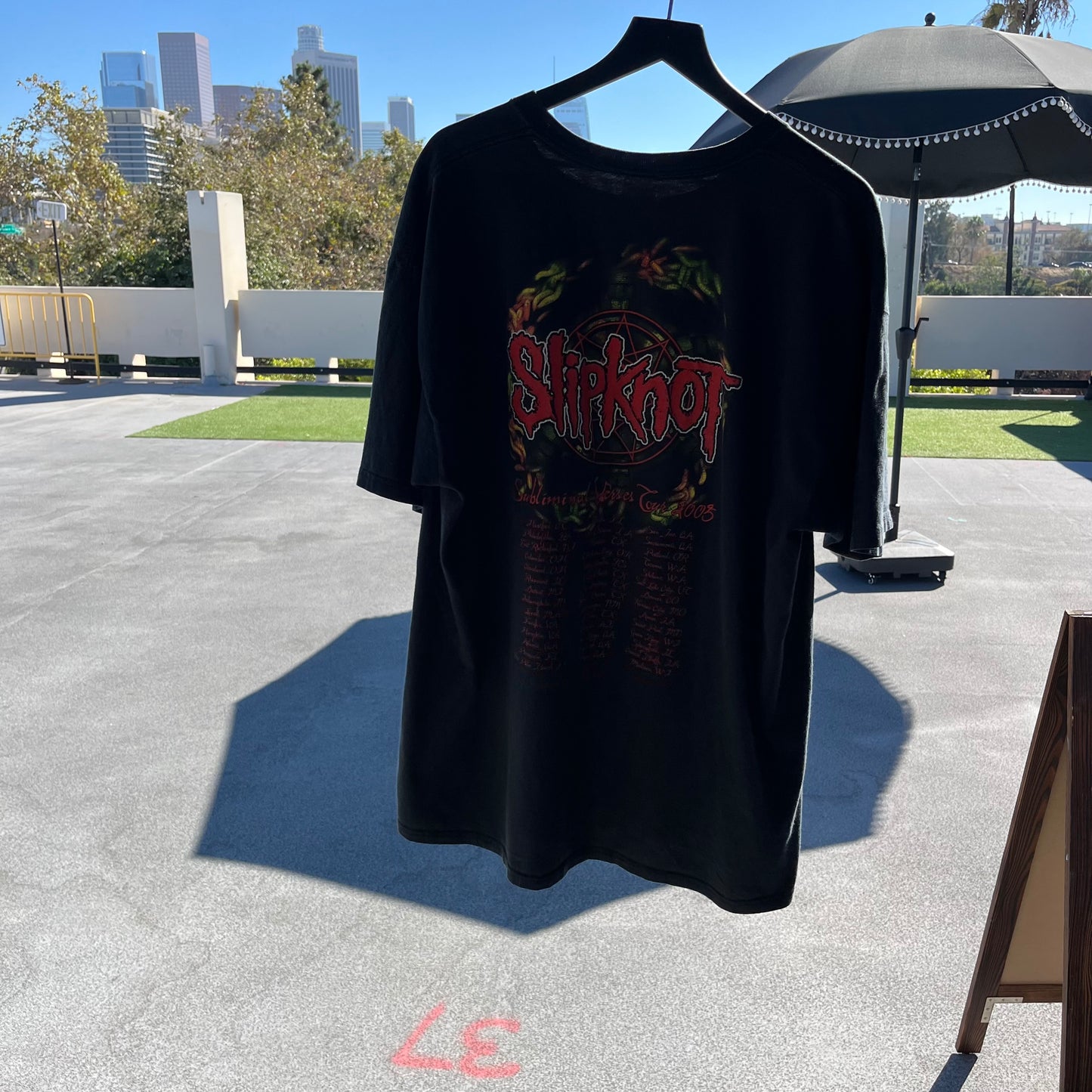 Vintage 2003 Slipknot Band Tour Tee Size 2XL